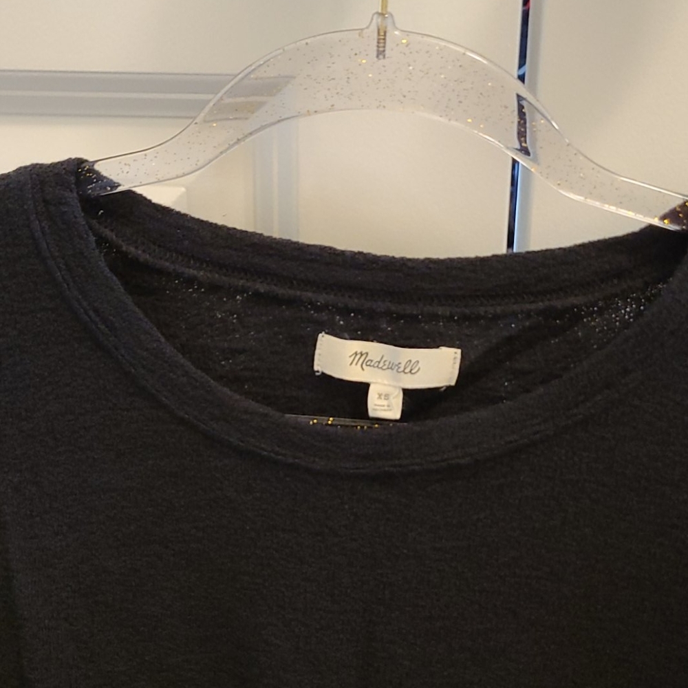 Nwot! Madewell Texture & Thread Flutter-Sleeve Top - image 5